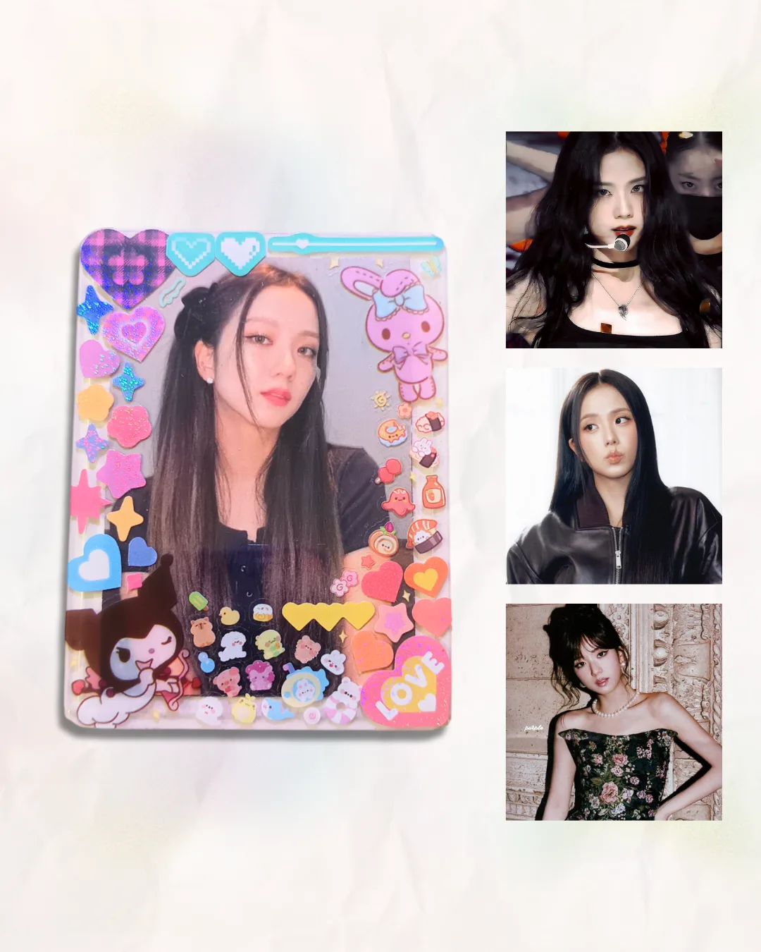 BLACKPINK Jisoo deco toploader