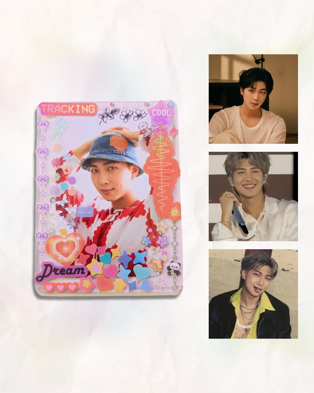 BTS RM deco toploader