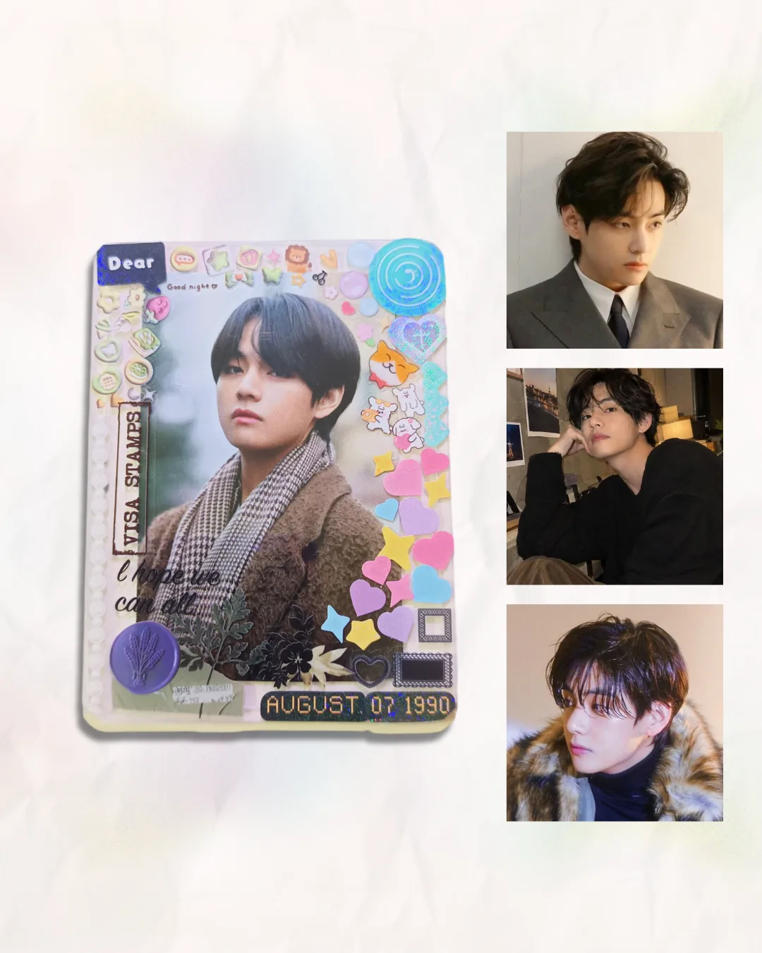 BTS V deco toploader