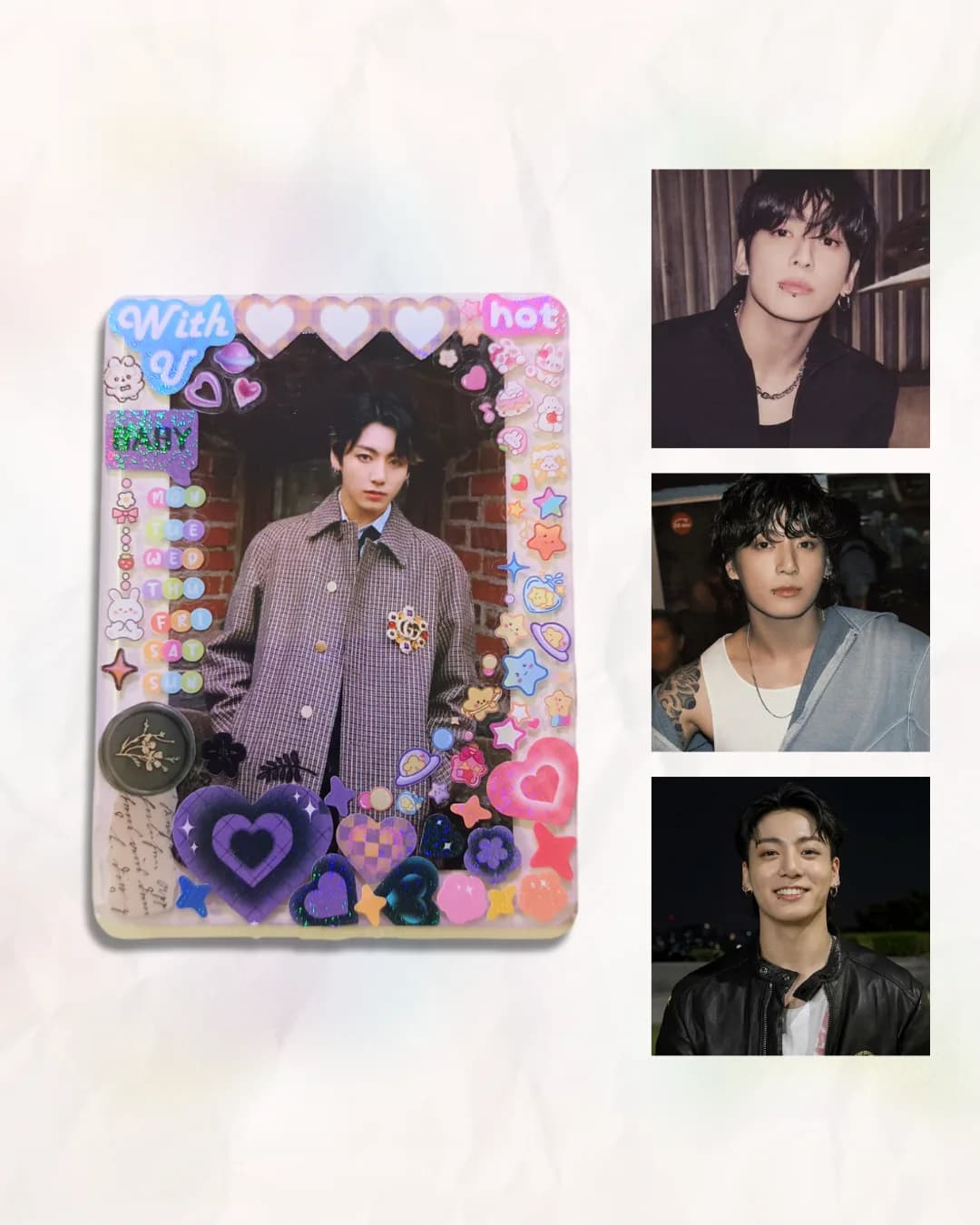 BTS Jungkook deco toploader