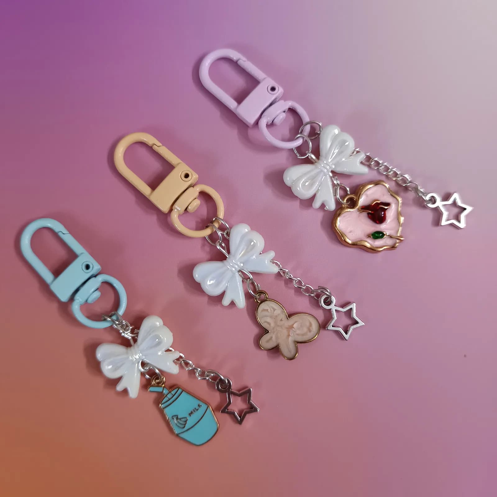 The Ombre Collection: mini keychains