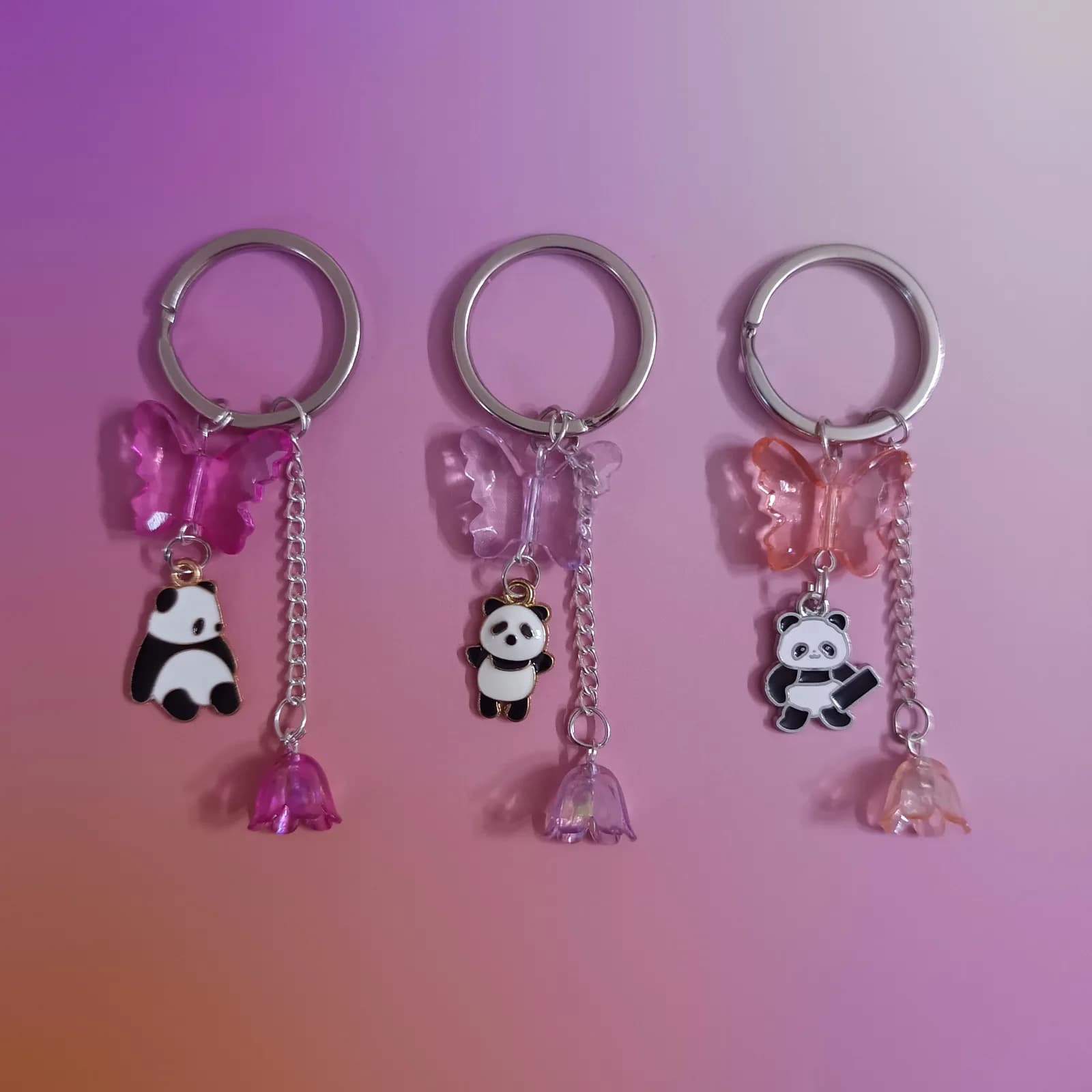 The Ombre Collection: mini keychains (round)